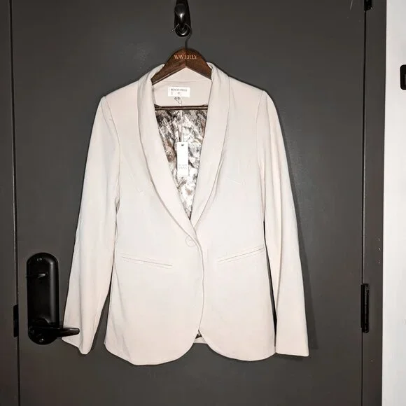 NWT Black Swan Daniella Blazer Jacket, Linen, size M - Picture 3 of 16